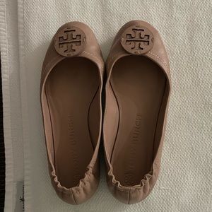 Tory Burch Minnie Flats-7.5-Well Worn-READ-F*R*E*E w/purchase